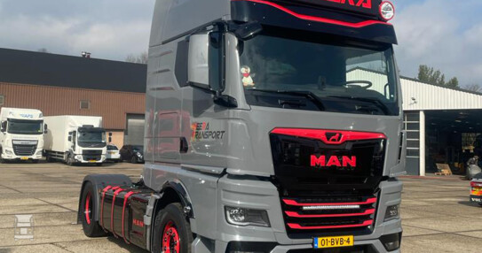 Man Tgx Zwaar Transport Trekker Voor Van Der Vlist 1237